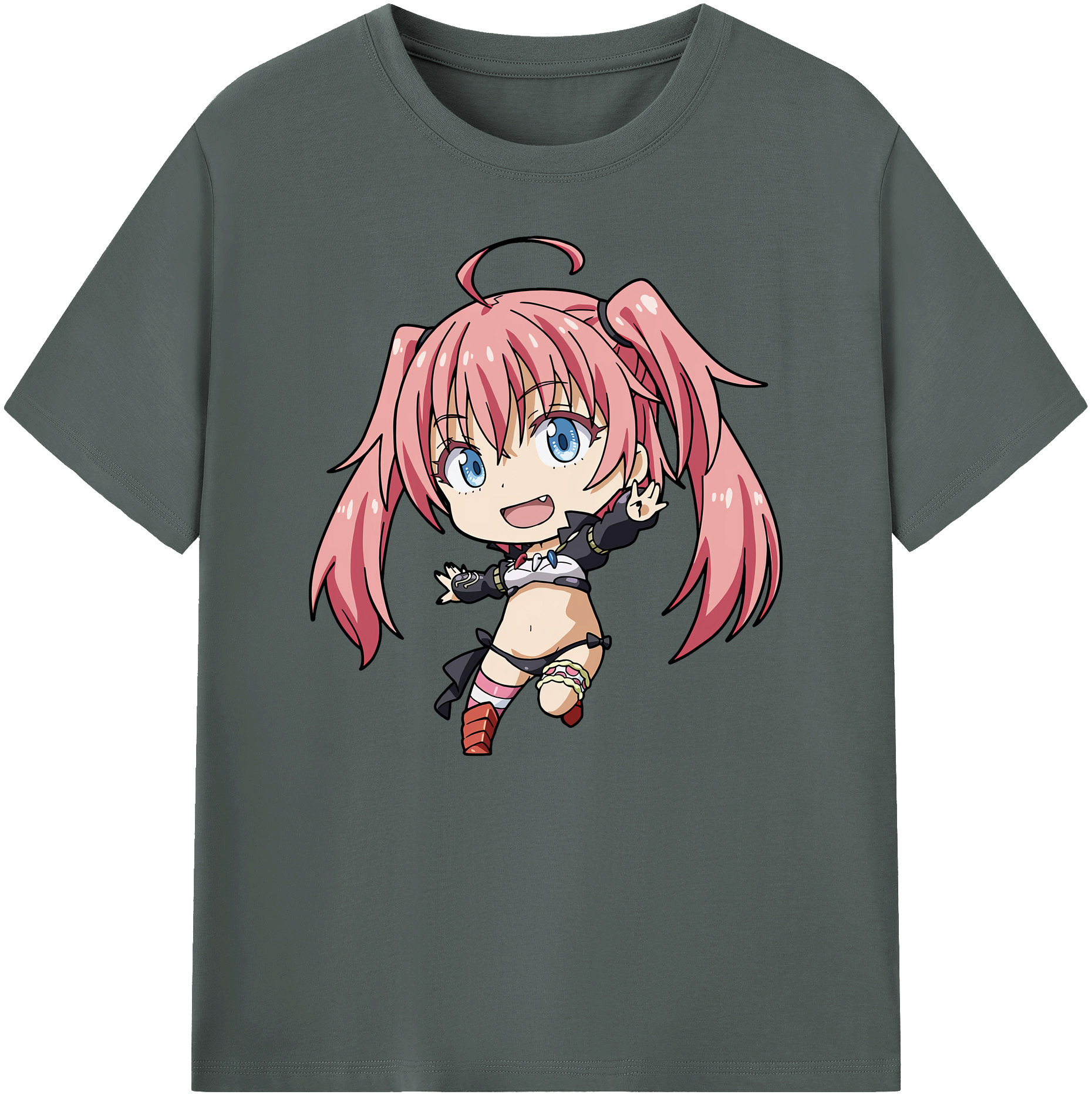 （画像用） 転スラ Regarding Reincarnated to Slime 綿100％ メンズ半袖Tシャツ｜肌触りやわらか＆通気性
